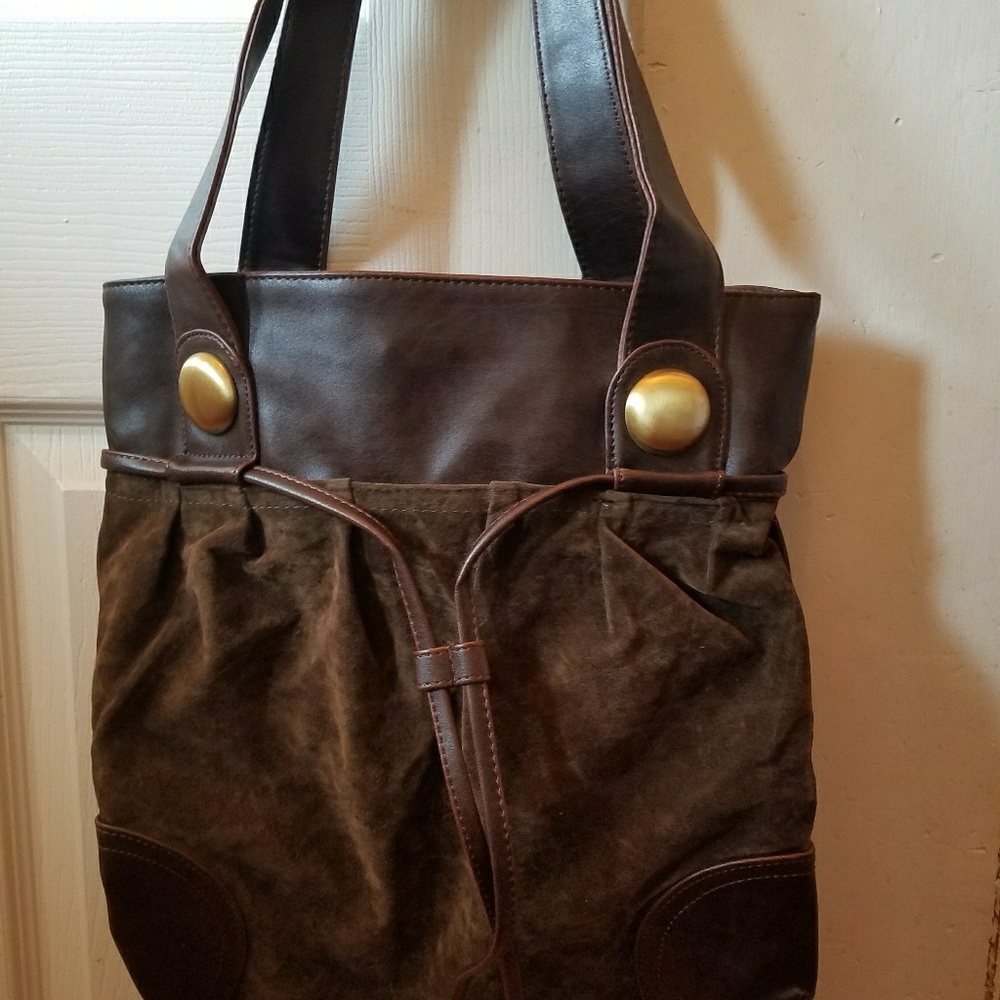Brown  shoulder bag